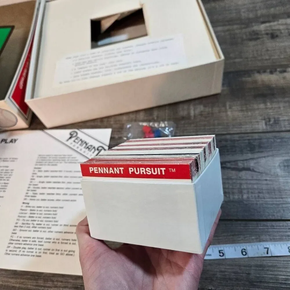 Pennant Pursuit Red Sox Edition vintage baseball board game trivia 1985